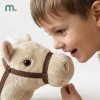 Hobby Horse – koń na kiju dla dzieci 80 cm, beżowy